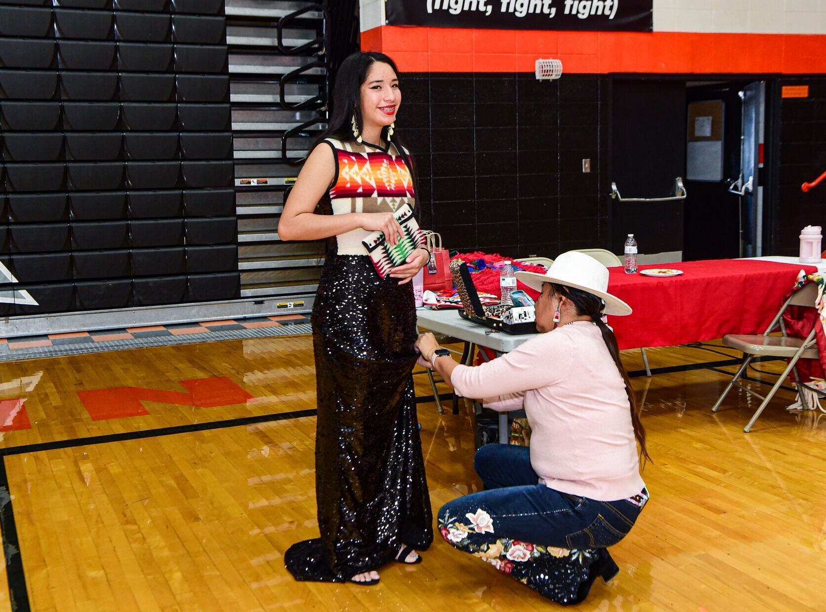 Hardin High School hosts the first Indigenous fashion show for students at the school